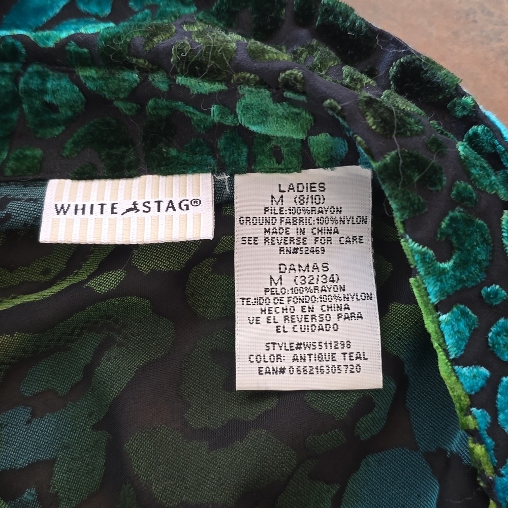 White Stag Multicolor Blouse - Green and Blue - Picture 4 of 8